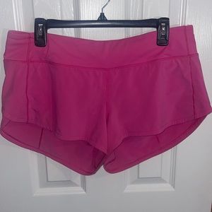 Lululemon Speed Up Low-Rise Lined short 2.5” Sonic Pink
